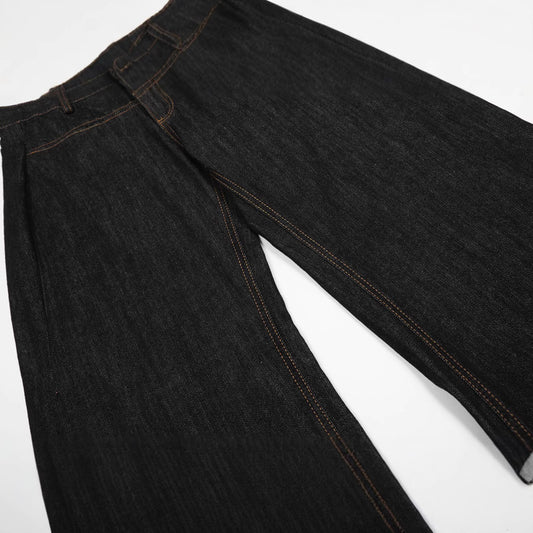 Men's Vintage Tapered Jeans - Loose Fit Inspired by Japanese Streetwear