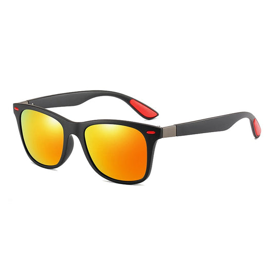 Polarized Square Sunglasses For Men And Women Black UV400 Driving Shades