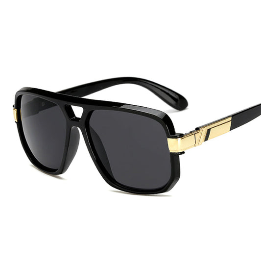 Square Sunglasses for Men and Women - Celebrity Style Flat Sun Glasses