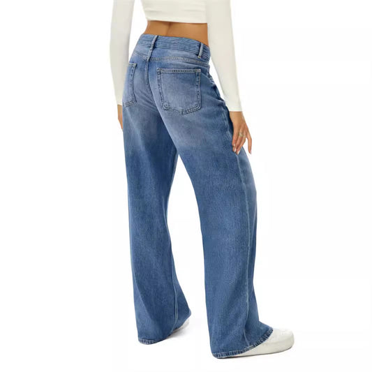 Loose Wide Leg Jeans for Women – Japanese Denim Craftsmanship