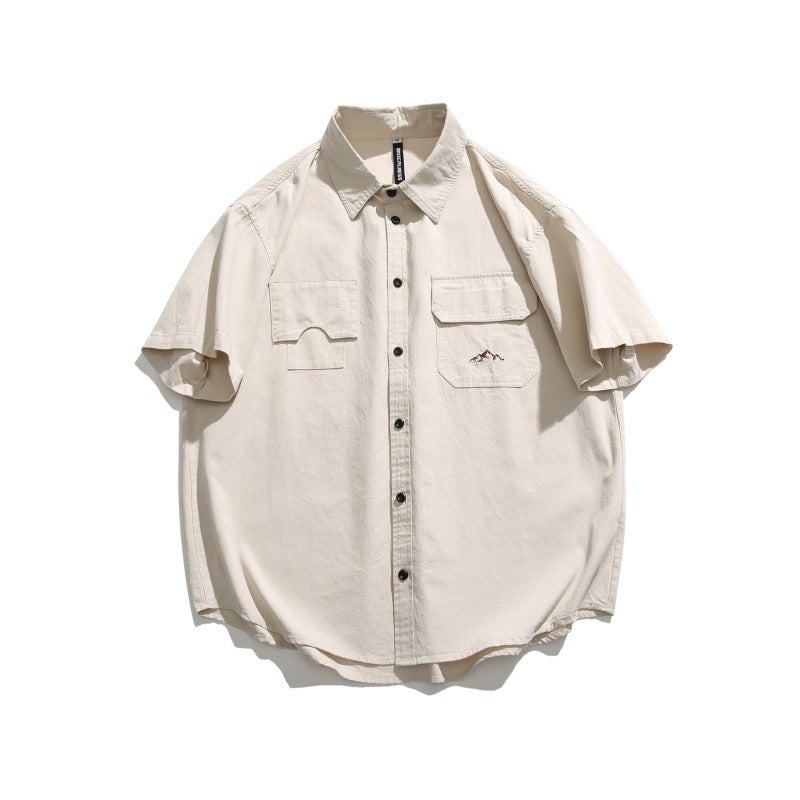 Short Sleeved Loose Workwear