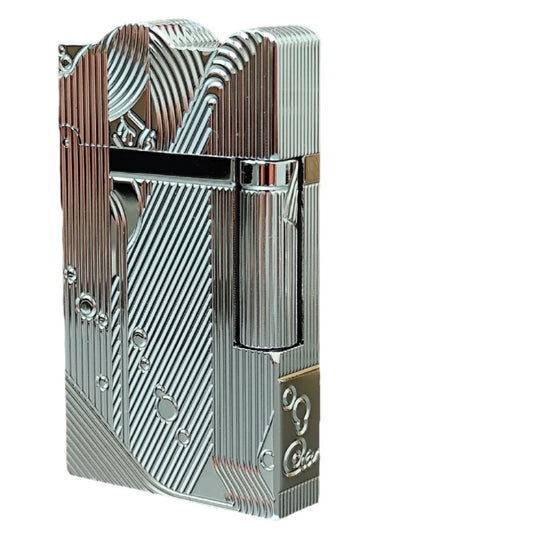 Ornate Pattern Vintage Metal Kerosene Lighter