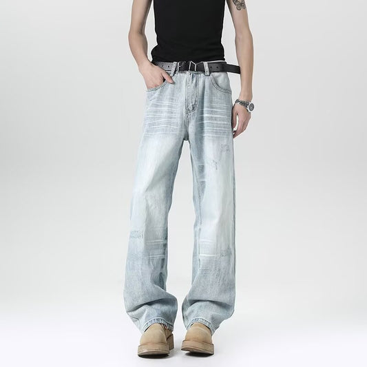 High Street Ruffian Handsome Loose Drape Wide Leg Pants