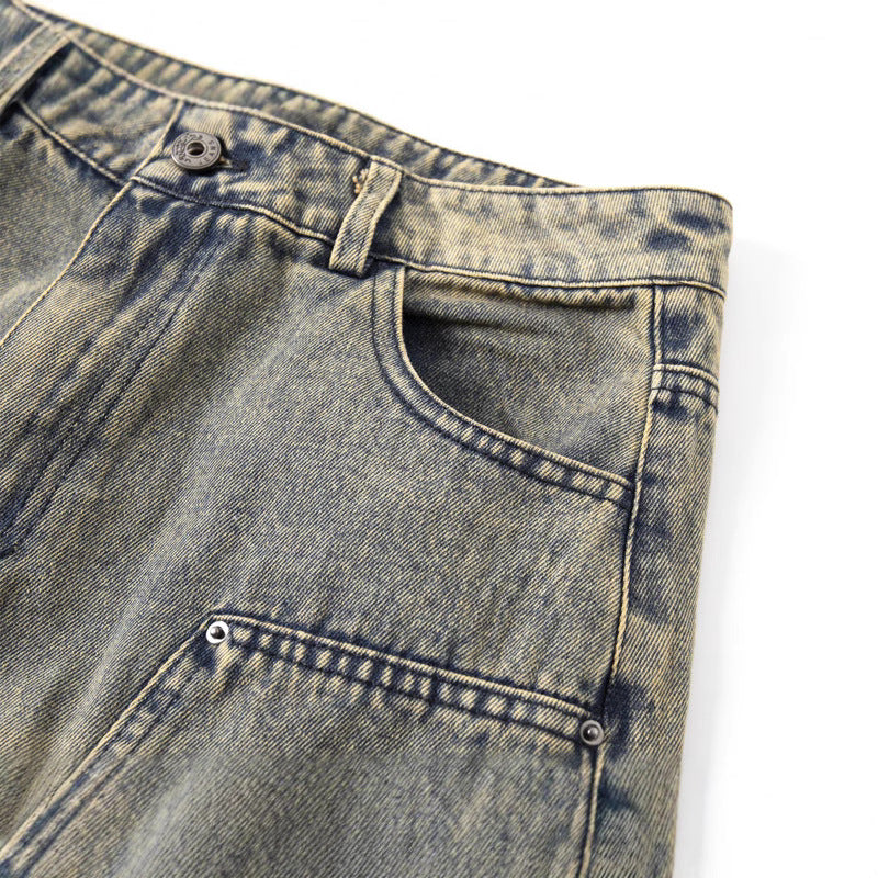 Retro Leopard Print Loose Casual Wide-Leg Shorts