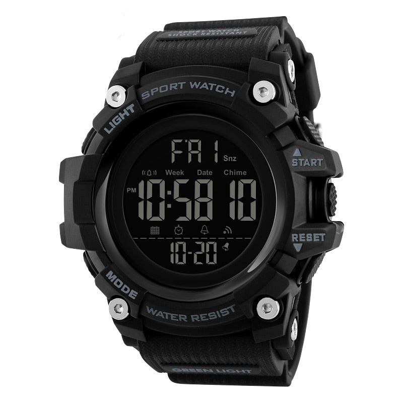 Waterproof LED Electronic Digital Wristwatch Stopwatch