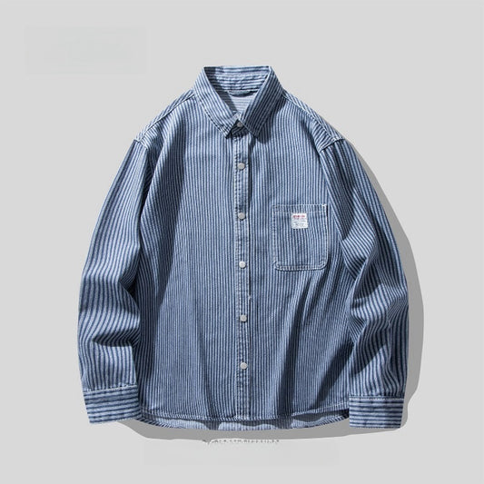 Vintage and Denim Shirt for Men