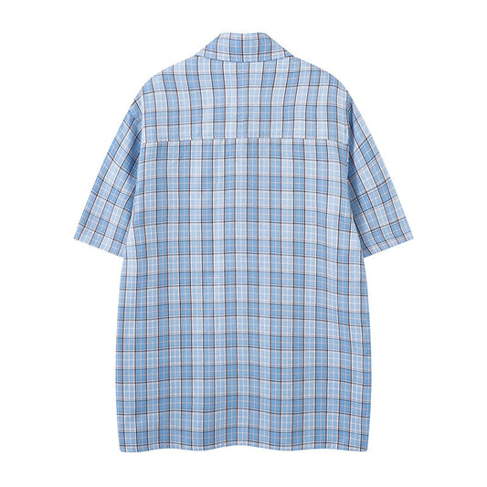 Short Sleeve Shirt Clean Fit Loose Casual Blouse