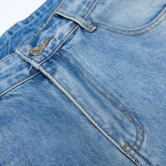 Premium Washed Gradient Denim Pants with Superior Craftsmanship