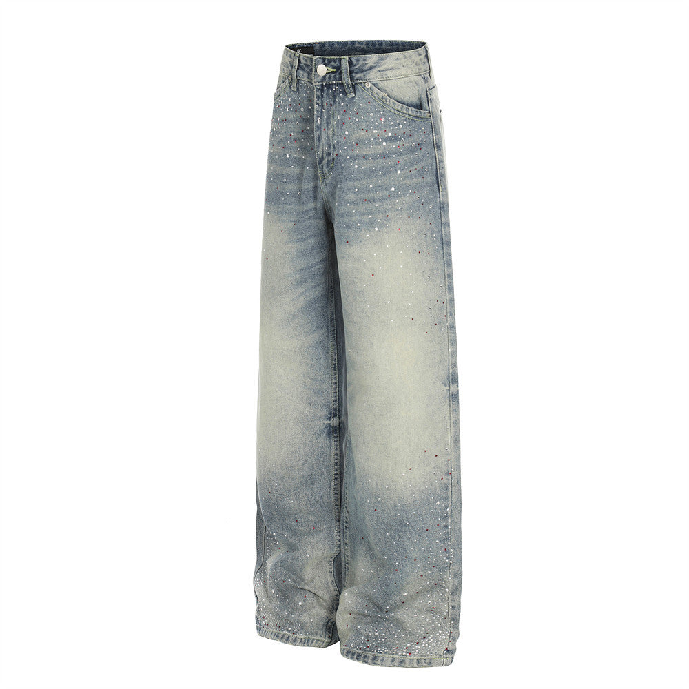 Ground White Washed Denim Jeans