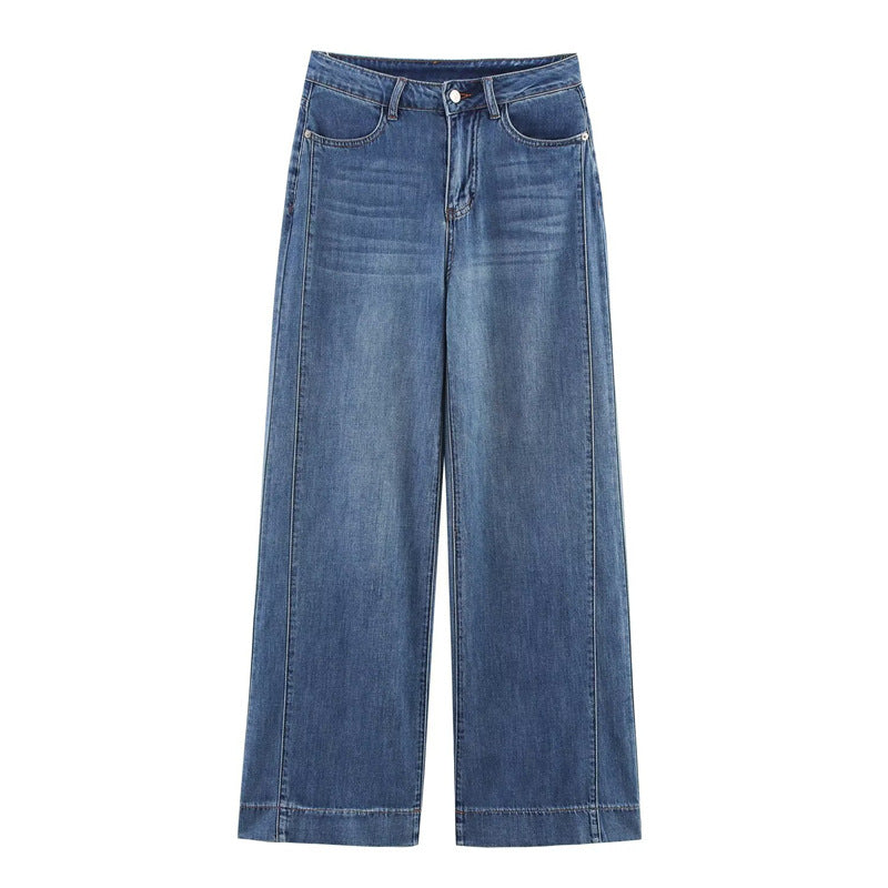 Casual Loose Vintage Commuter Denim Pants with Style