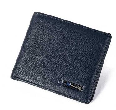 Wallet for Men - Genuine Leather, High Quality, Anti-Lost Intelligent Bluetooth