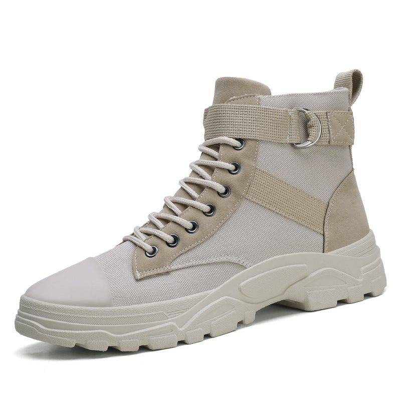 Men's Casual High Top Canvas Boots