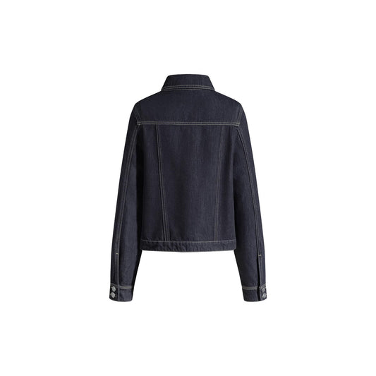 Vintage Denim Jacket Loose Casual Turn-Down Collar Jacket Top