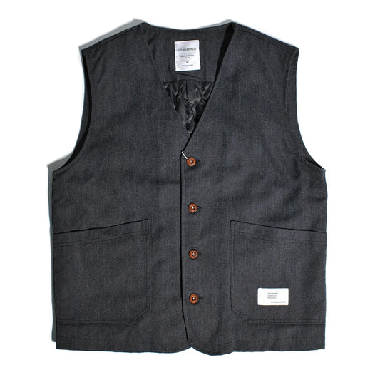 Heavyweight Canvas Denim Vest For Men