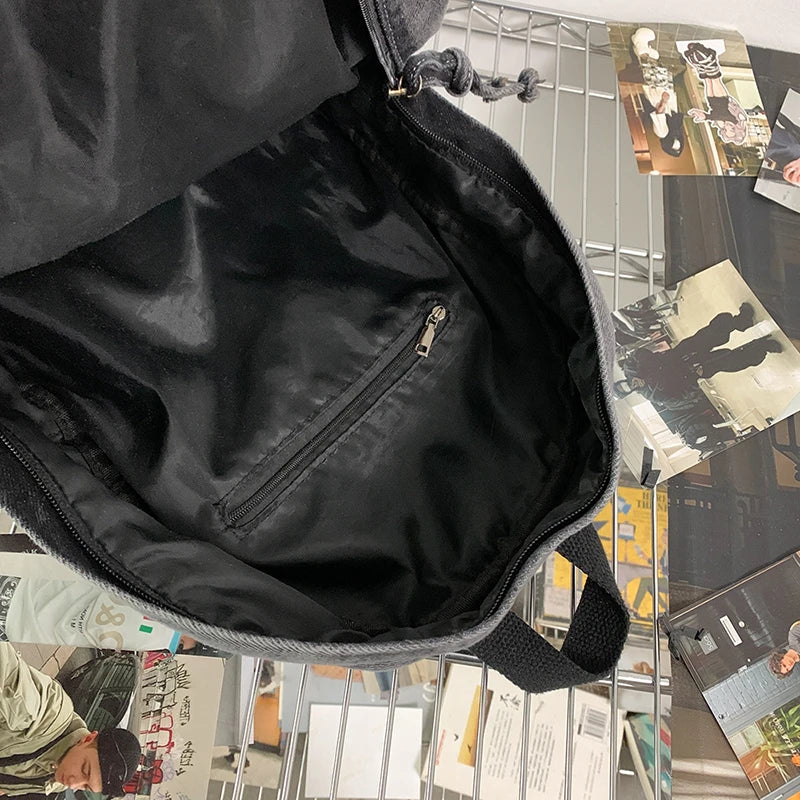 High Quality Large Capacity Denim Backpack