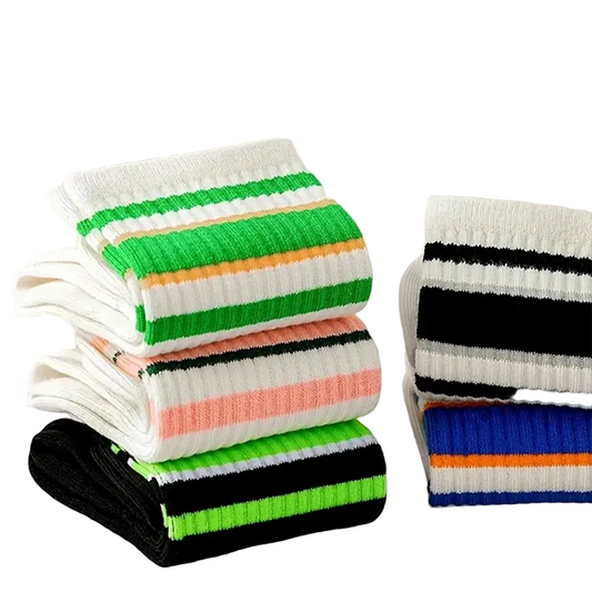 5 Pack Men's Striped Socks