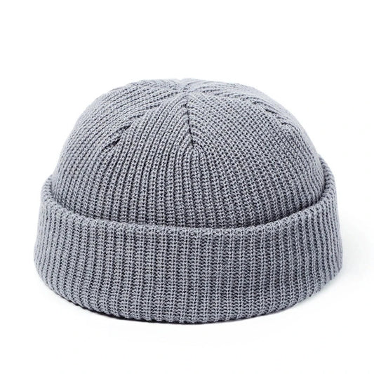 Knitted Wool Hat - Simple Warm Skully Beanie