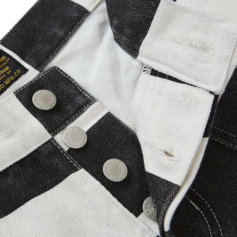 Men's Vintage Striped Cotton Shorts