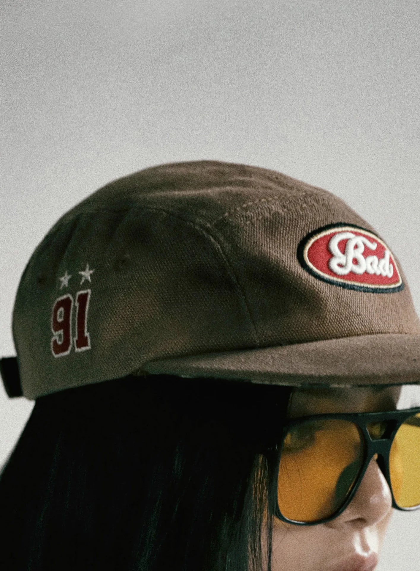 Embroidered Soft Top Duck Tongue Baseball Hat