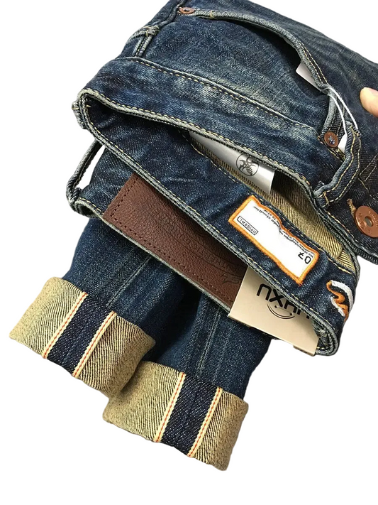 15oz High Quality 99% Cotton Selvedge Denim Jeans - Heavyweight