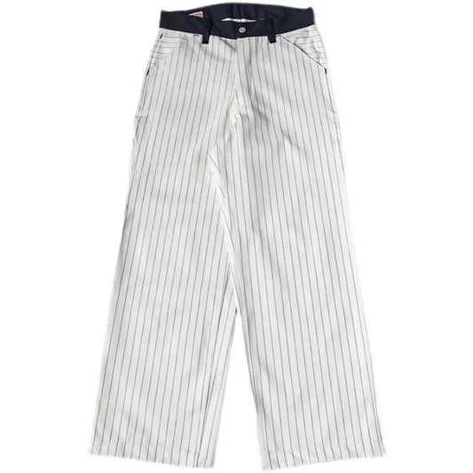 Striped Wabash Mechanic Work Pants - High Waist