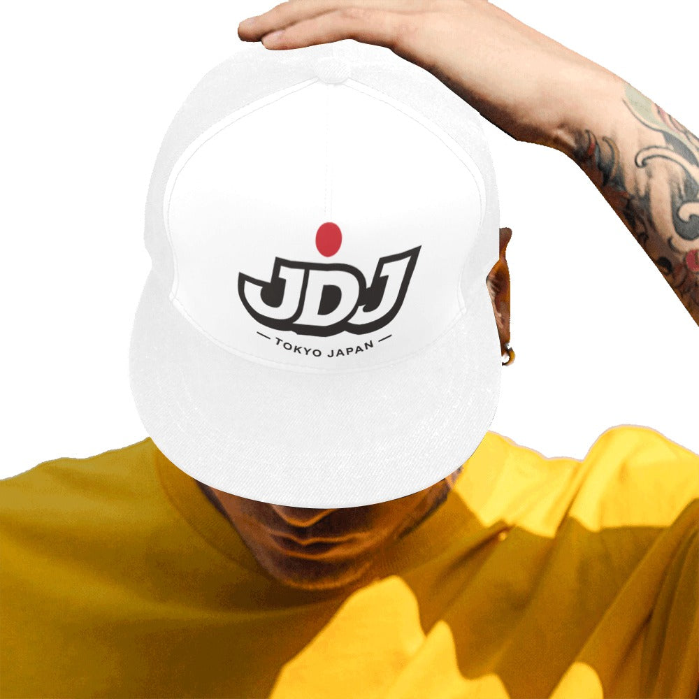 JDJ Logo Peach Suede Unisex Snapback Hat