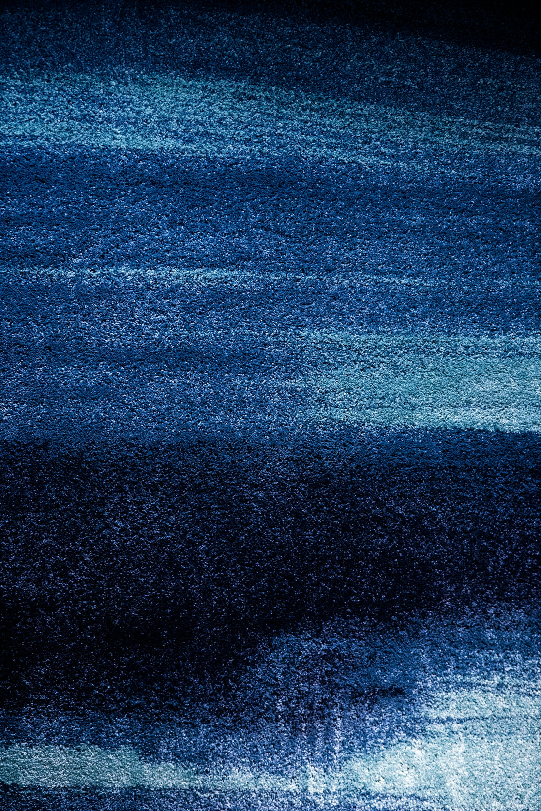 a dark blue area with a white stripe on it