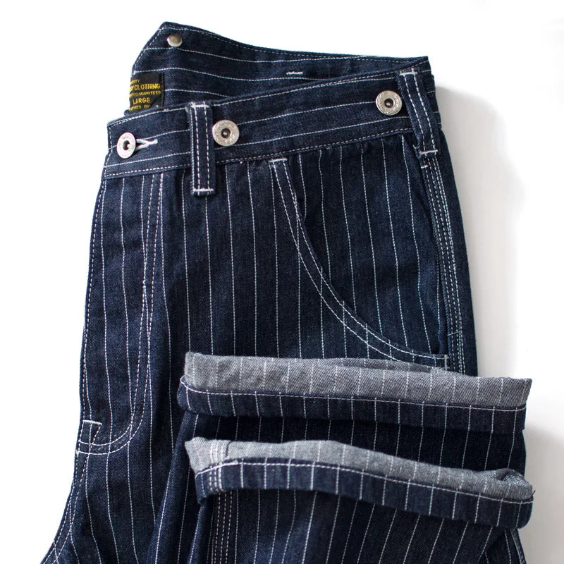 Japanese Striped Wabash Denim