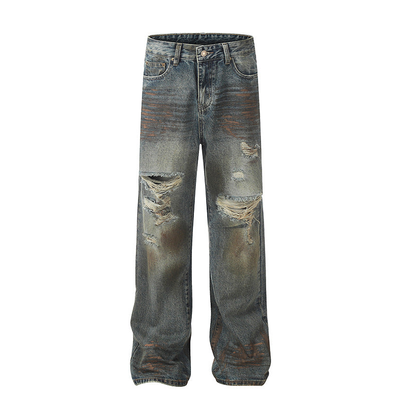 Men's Japanese RIPPED Jeans