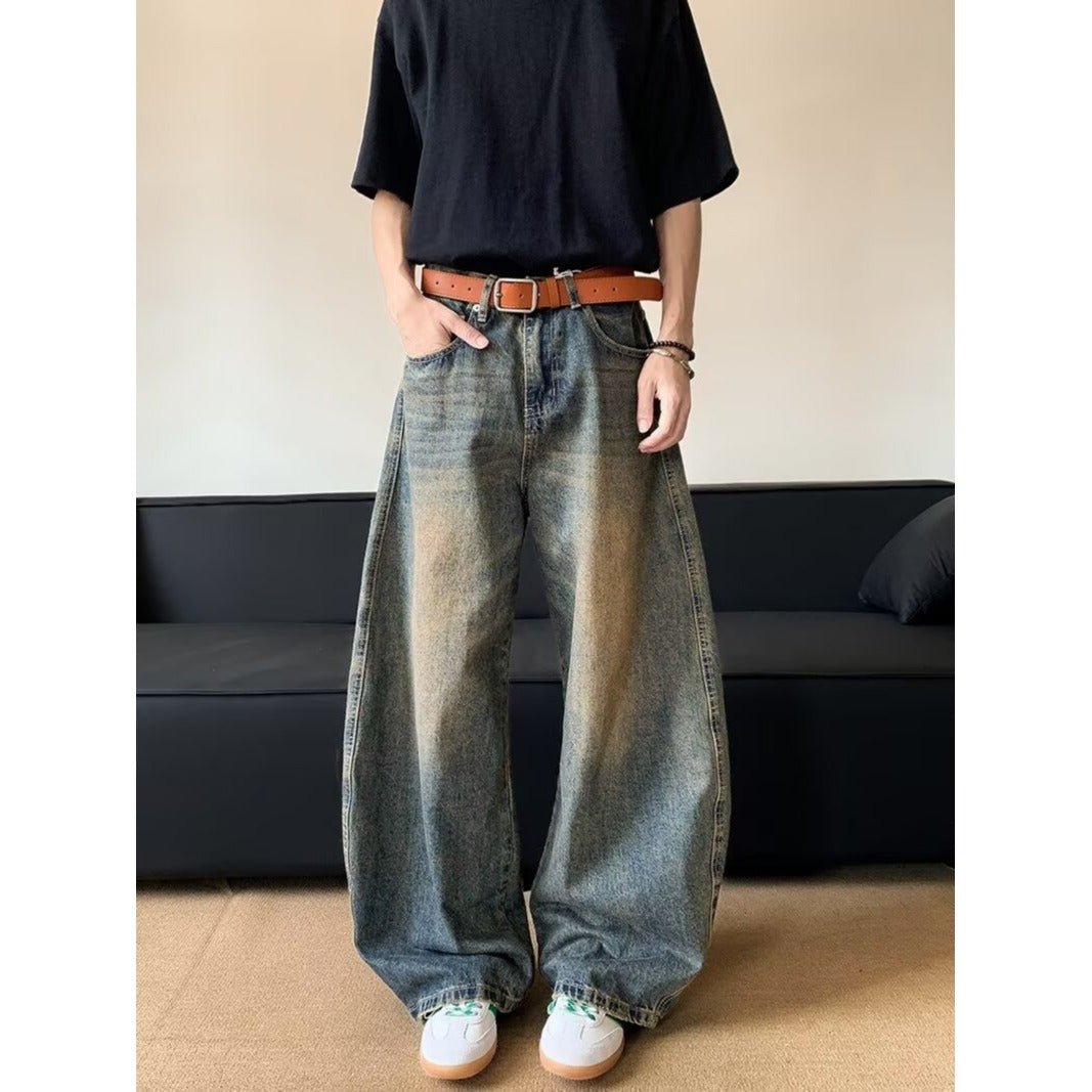 Versatile Loose Straight Leg Wide Leg Casual Knife Pants