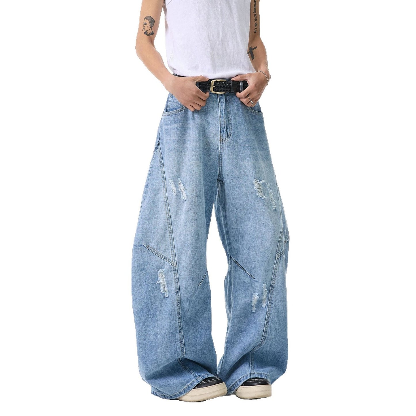 High Street Wide Leg Loose Straight Leg Pants