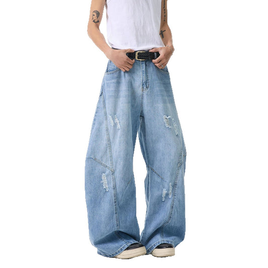 High Street Wide Leg Loose Straight Leg Pants