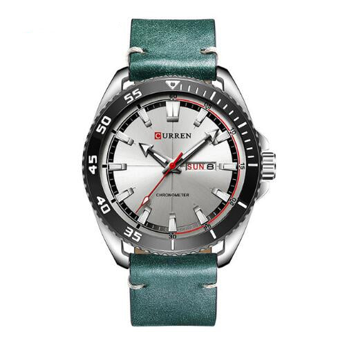 Luxury Men’s Leather Quartz Wrist Watches