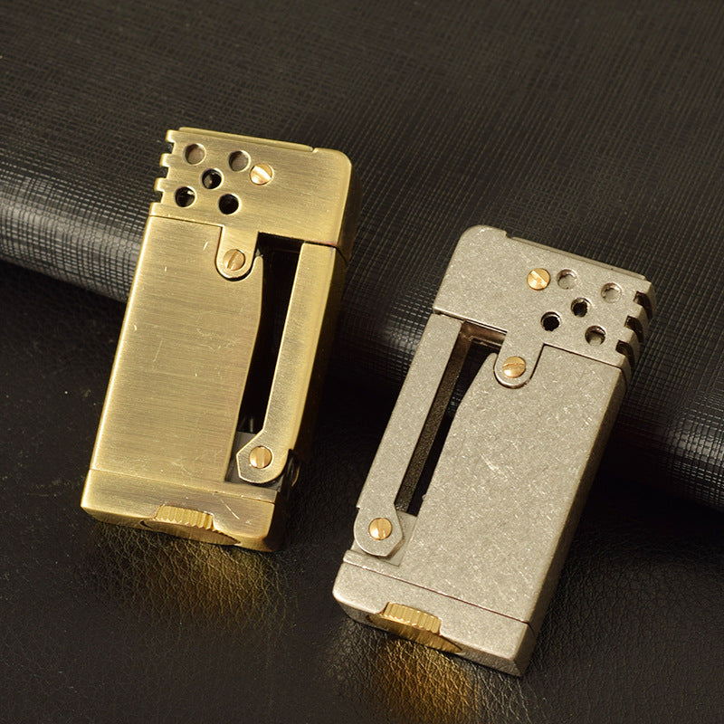 Dolphin Kerosene Lighter Model 696 Side-Press Ignition Vintage Retro Creative Men's Gift Lighter