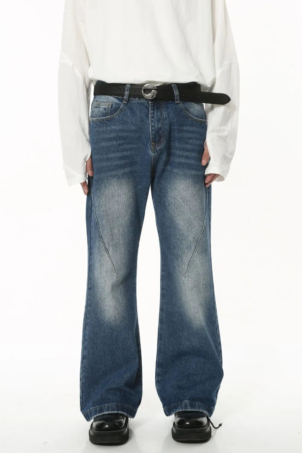 Premium Washed Jeans with Pockets