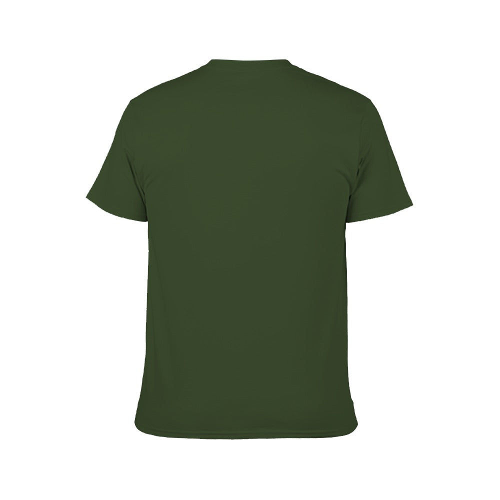 "Japanese Denim Jeans" Army Green Men's Short Sleeve Cotton T-Shirt