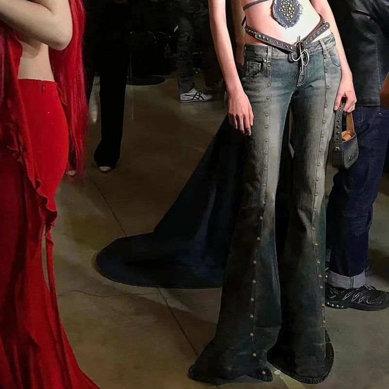 Rivet Micro Flared Slimming Jeans