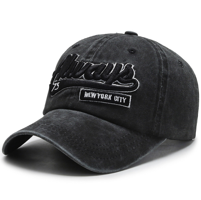 Duck Tongue Hat Sports Washed Denim Casual Baseball Cap Versatile Street Sunshade Hat