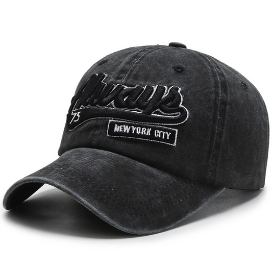 Duck Tongue Hat Sports Washed Denim Casual Baseball Cap Versatile Street Sunshade Hat