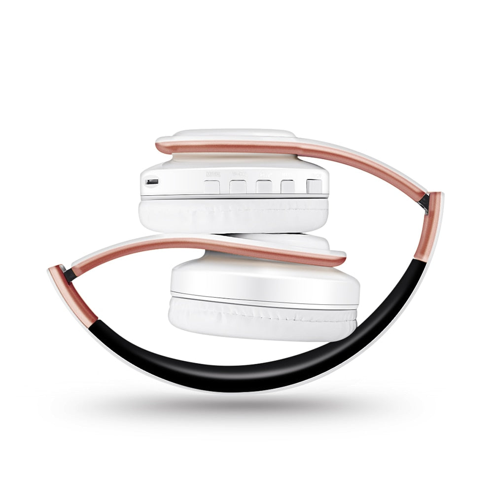 Wireless Bluetooth Headphones Over Ear With Mic Stereo Sound