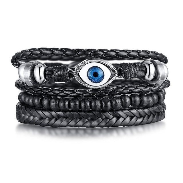 4pcs/Set Bohemian Bracelet Bangles - Adjustable Length