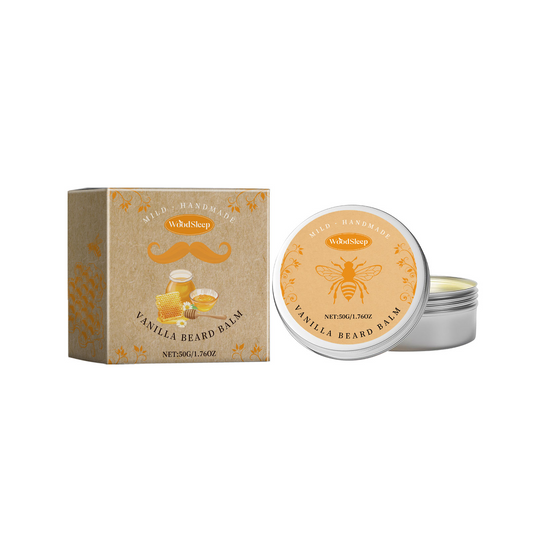Men's Nourishing Beeswax Beard Balm - Vanilla Scented