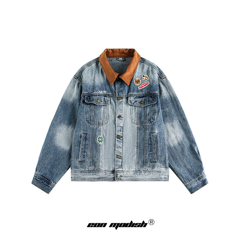 High-Street Loose Fit Denim Jacket