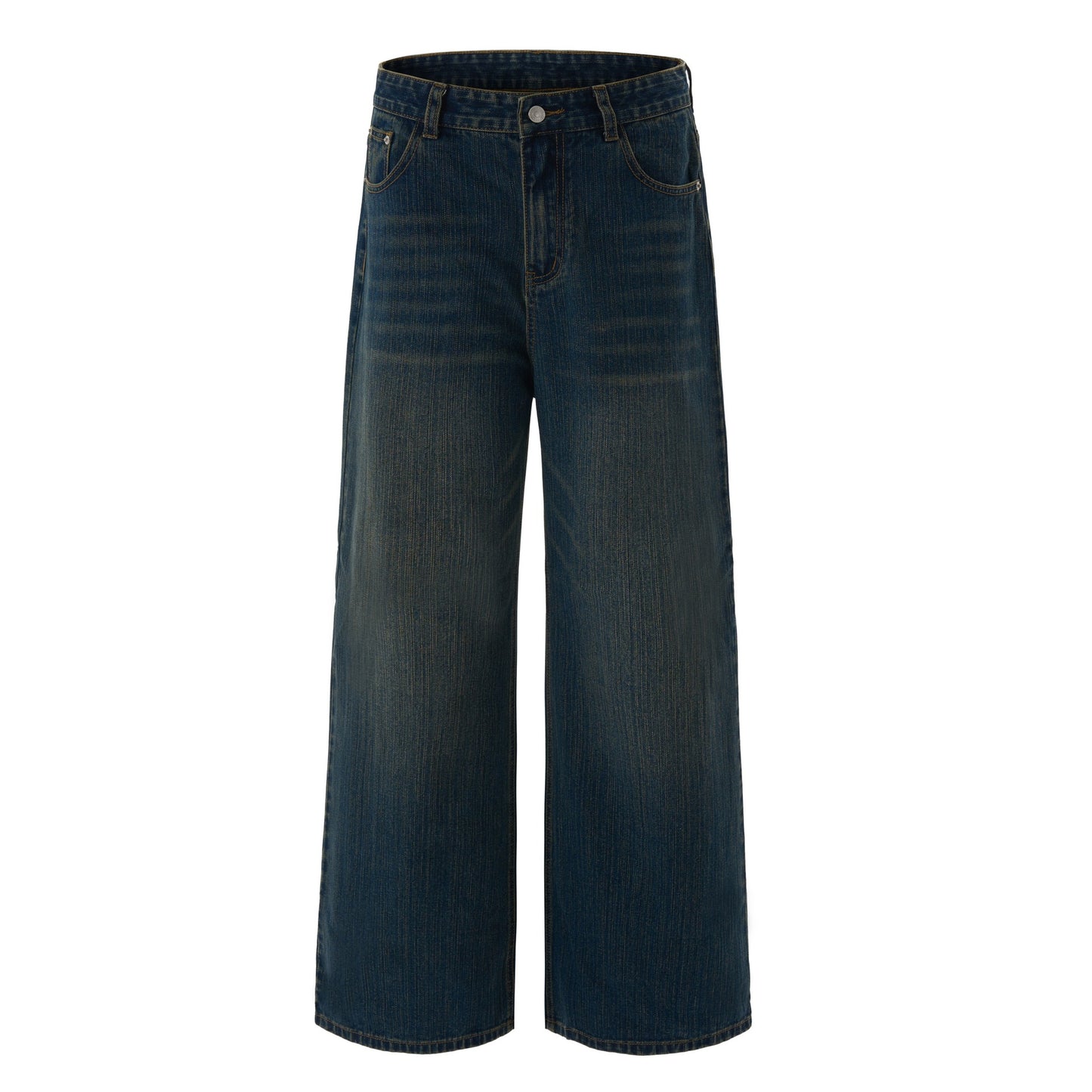 Premium Japanese Washed Denim Retro Long Pants