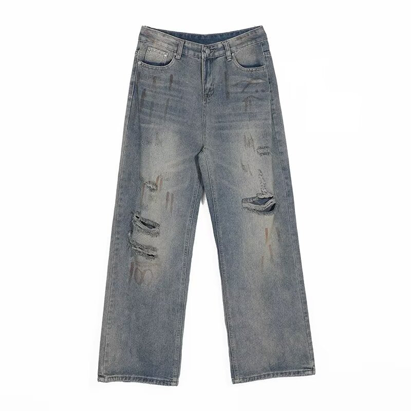 Retro Wide Leg Pants - Versatile Denim for Summer