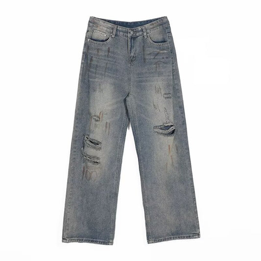 Retro Wide Leg Pants - Versatile Denim for Summer