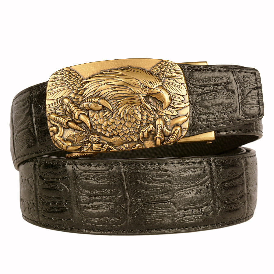 Top Layer Cowhide Belt Men