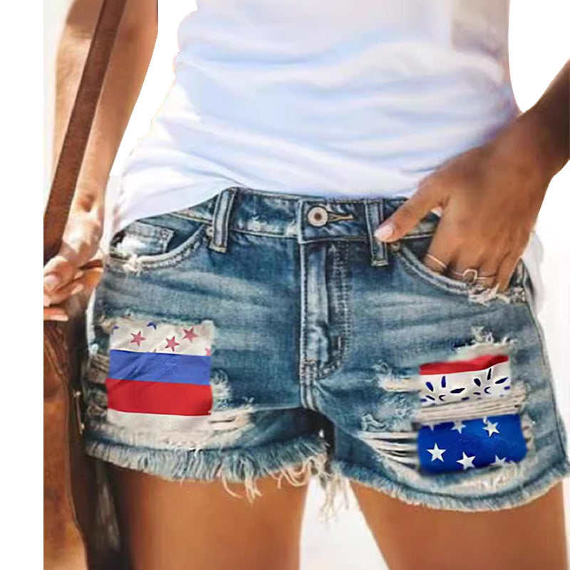 Japanese Denim Fringed Shorts, Casual Fit