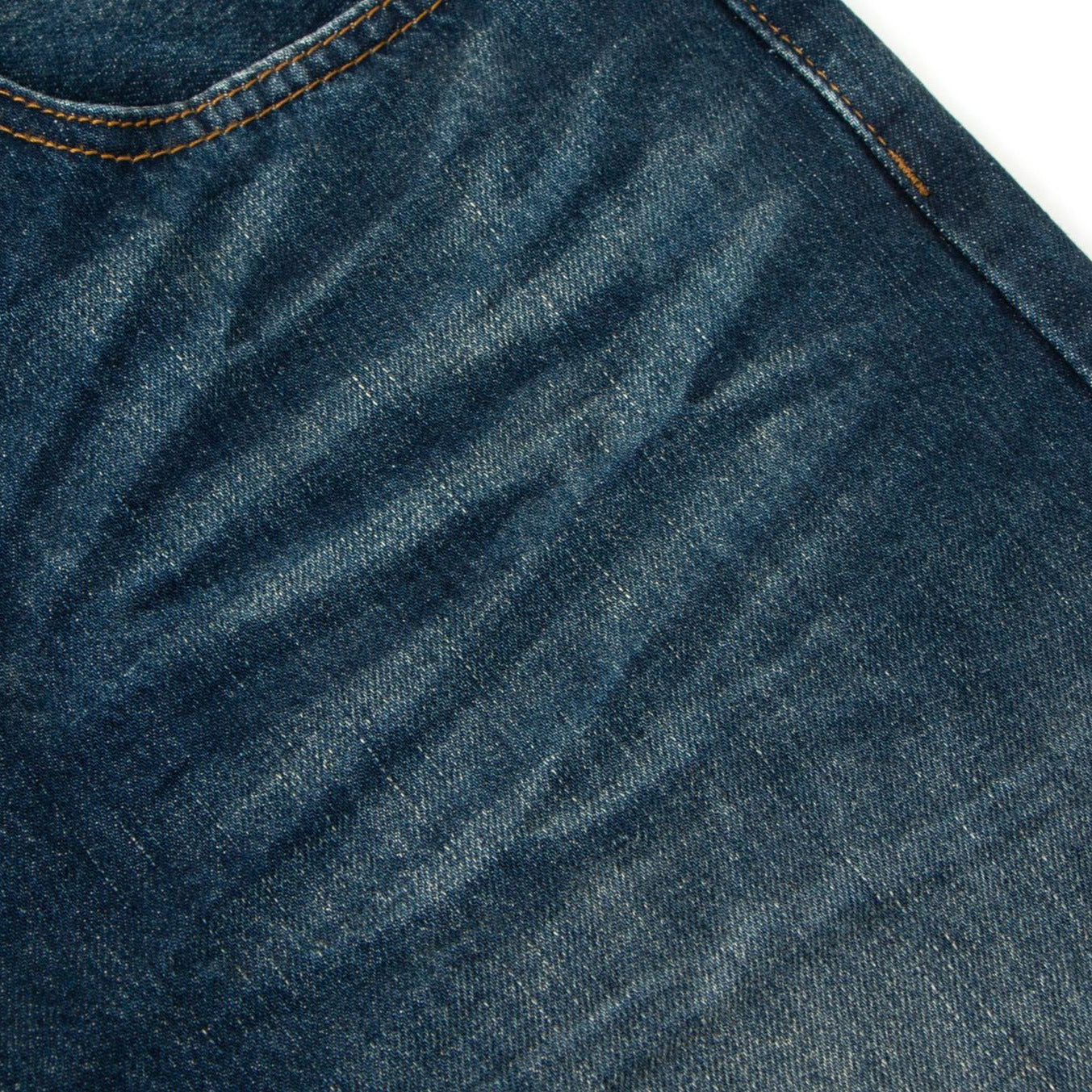 Ounce Washed Slight Flare Denim Long Pants