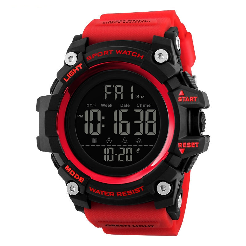 Waterproof LED Electronic Digital Wristwatch Stopwatch